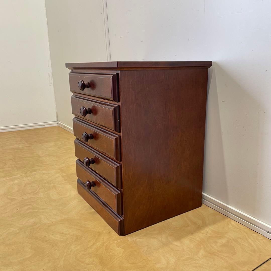 民芸家具 5段小引き出し 小物入れ チェスト ビンテージ アンティーク レトロ