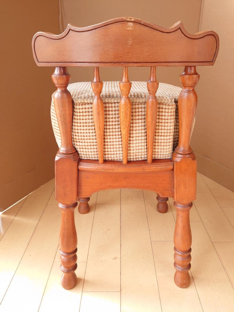 アンティーク 木製椅子 コスメティックチェア ウッドチェア