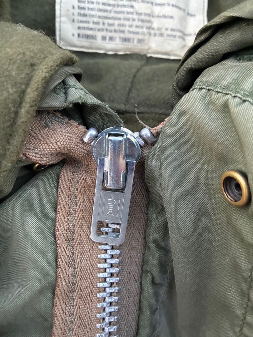 【米軍実物】72y M65 77yライナー付き 83yフード アルミジップ