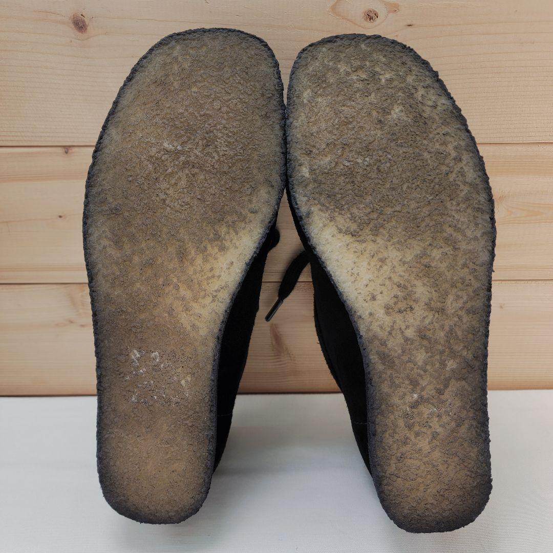 クラークス ワラビー ロー カット ブラック スエード 黒 UK4 23cm