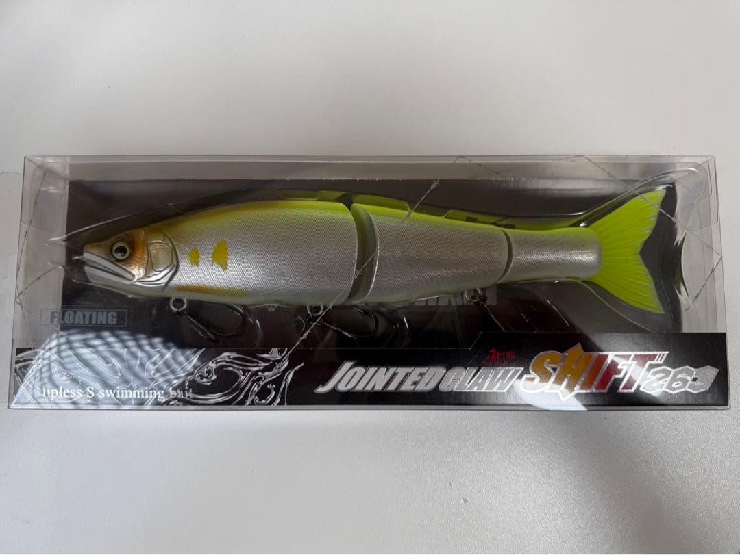 【美品】ガンクラフト ジョイクロシフト263 ジョインテッドクローシフト263