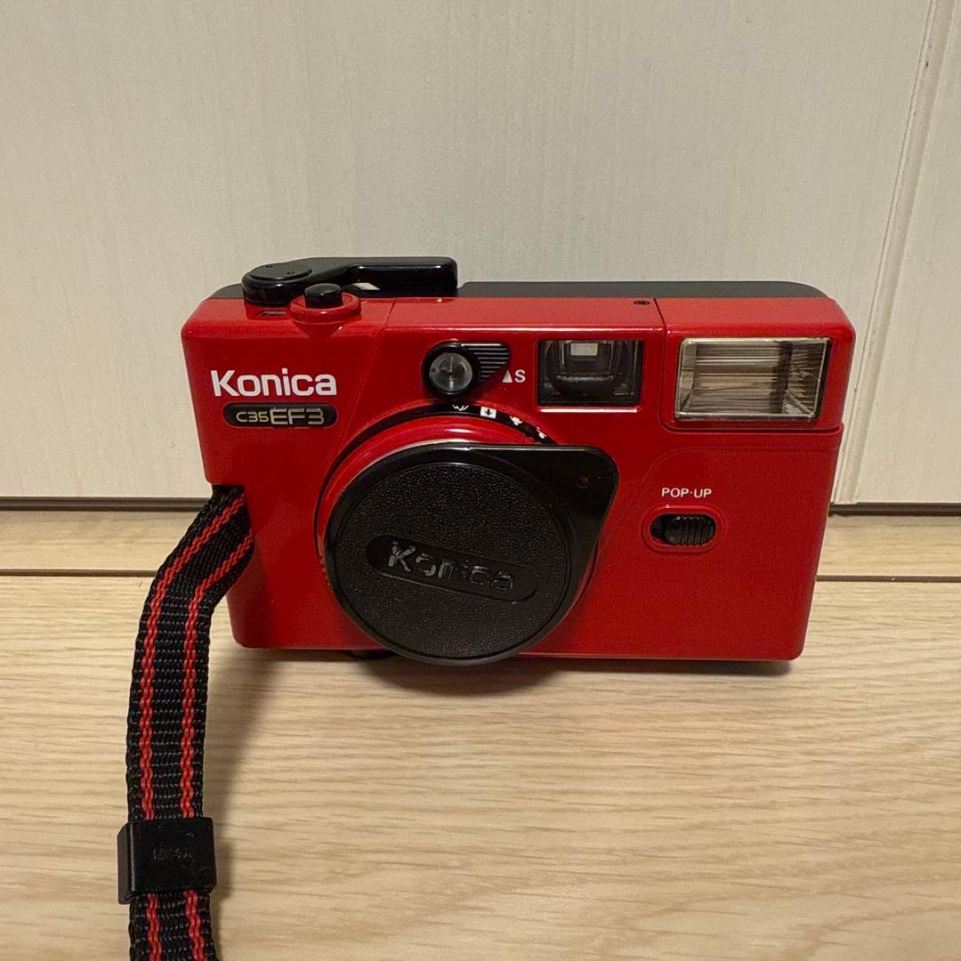 コニカ Konica C35 EF3 レッド ピッカリコニカ