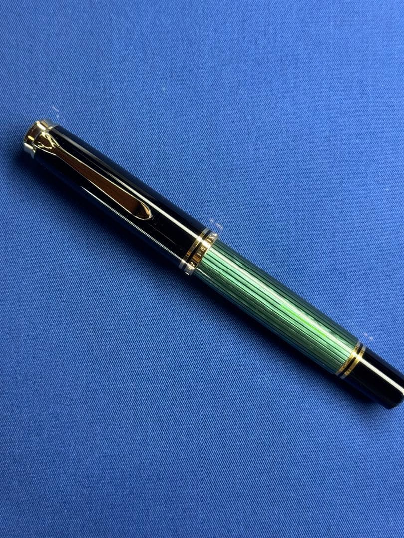 ペリカン スーべレーン m1000 緑縞