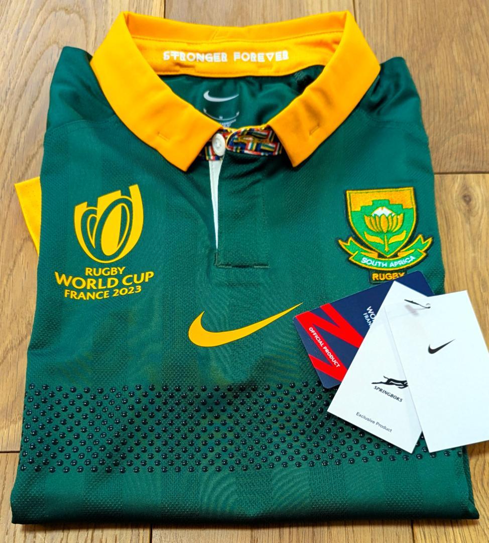 正規★選手仕様★南アフリカ代表スプリングボクス ラグビーワールドカップ ジャージ