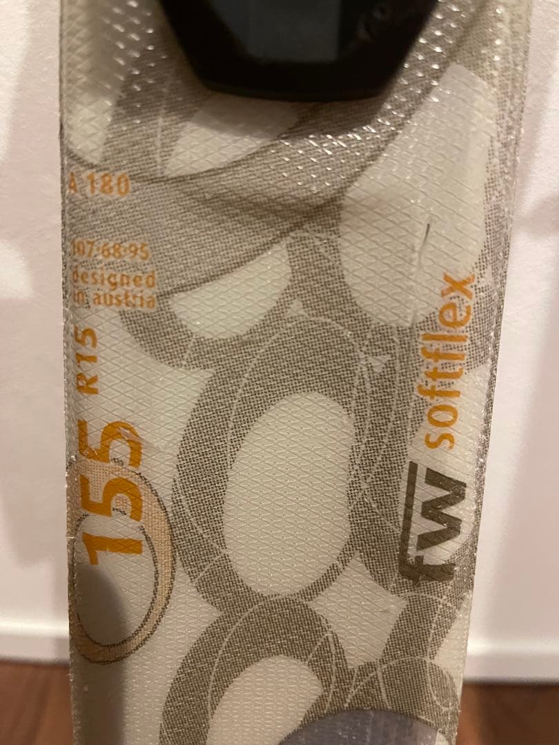 FISCHER スキー板 155cm softfrex ビンディング付き