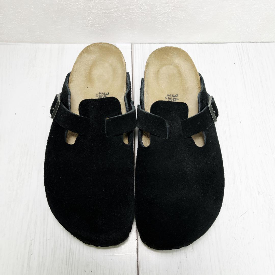 最終価格 Birkenstock ブラック ボストン36 ビルケンシュトック