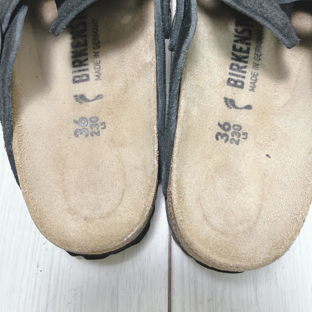 最終価格 Birkenstock ブラック ボストン36 ビルケンシュトック