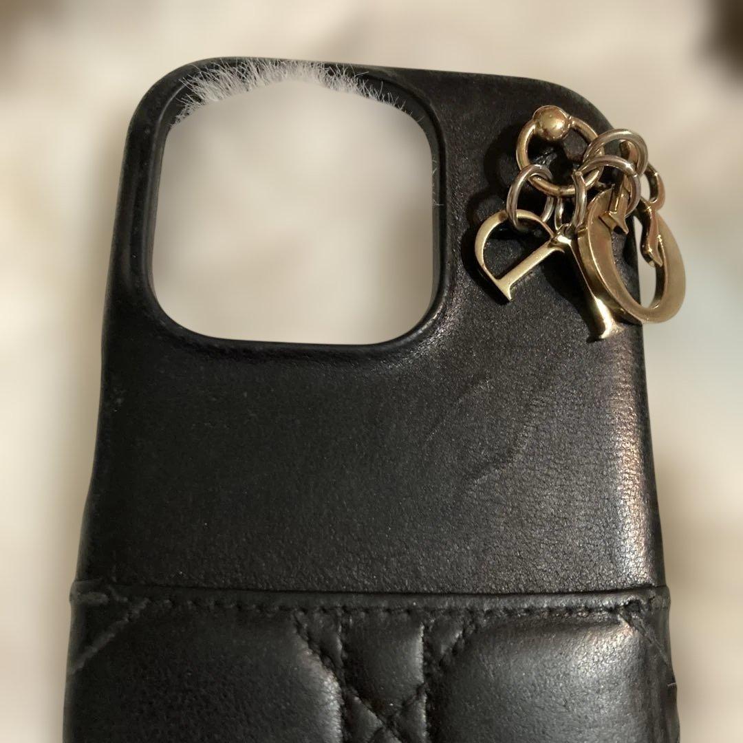 クリスチャンディオール　iPhone15ケース正規品羊皮