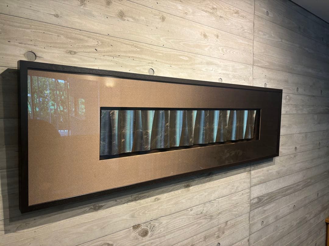 【工芸品】【美品】箔デザイナー　モダンアートパネル