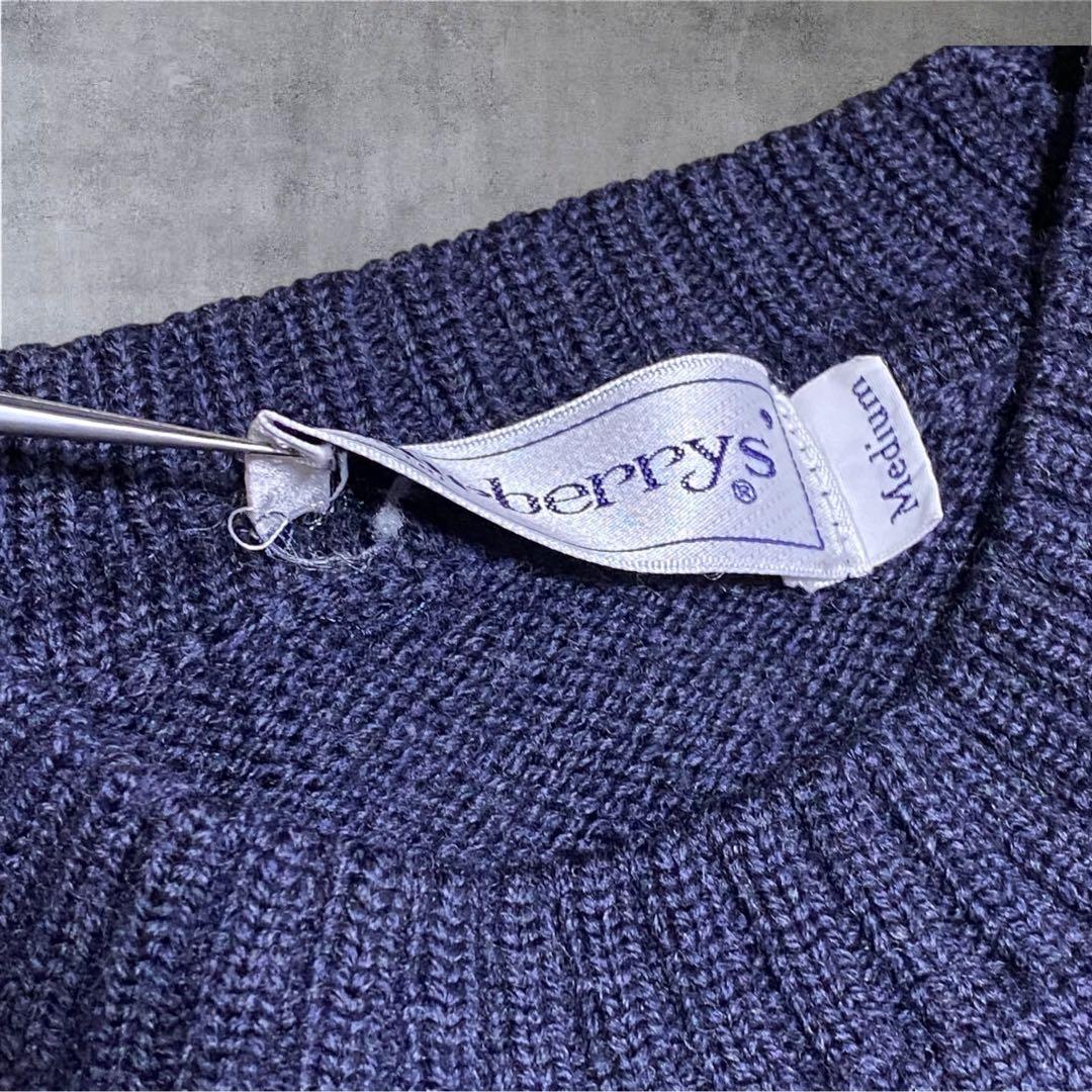 90s Burberrys バーバリーズ 旧ロゴ セーター ニット 日本製