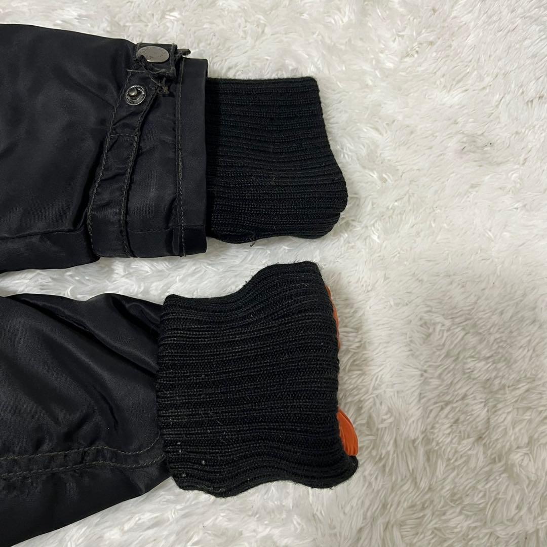 AVIREX N-2B フライトジャケット 黒 ファー 2WAY 短丈 y2k