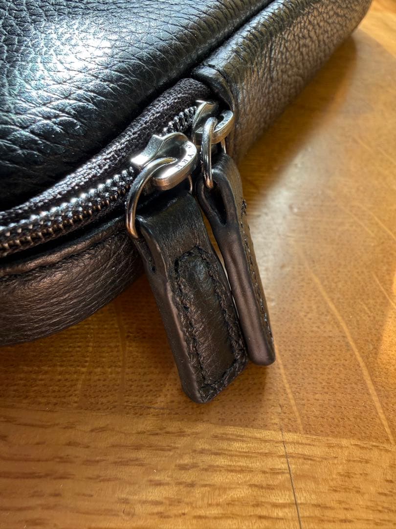 SEASAR OctFoldペンケース エンボスレザー ブラック【しーさー】