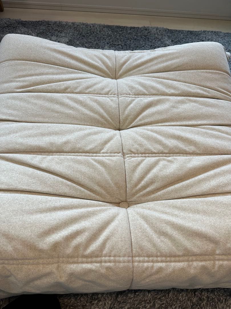 正規品　リーンロゼ　50周年　パフ　オットマン　DENDEN アイボリー