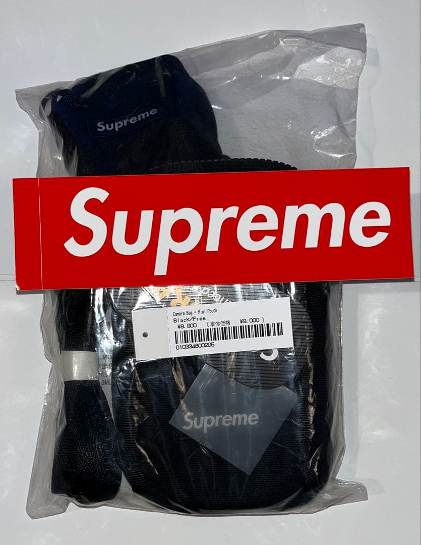 supreme Camera Bag + Mini Pouch ブラック