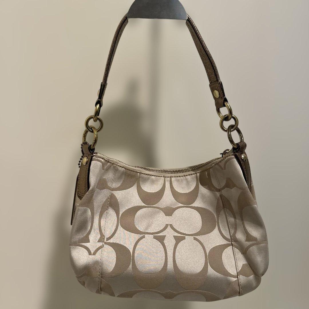 COACHポピー シグネチャー 2way ショルダーバッグ　ソーホー y2k