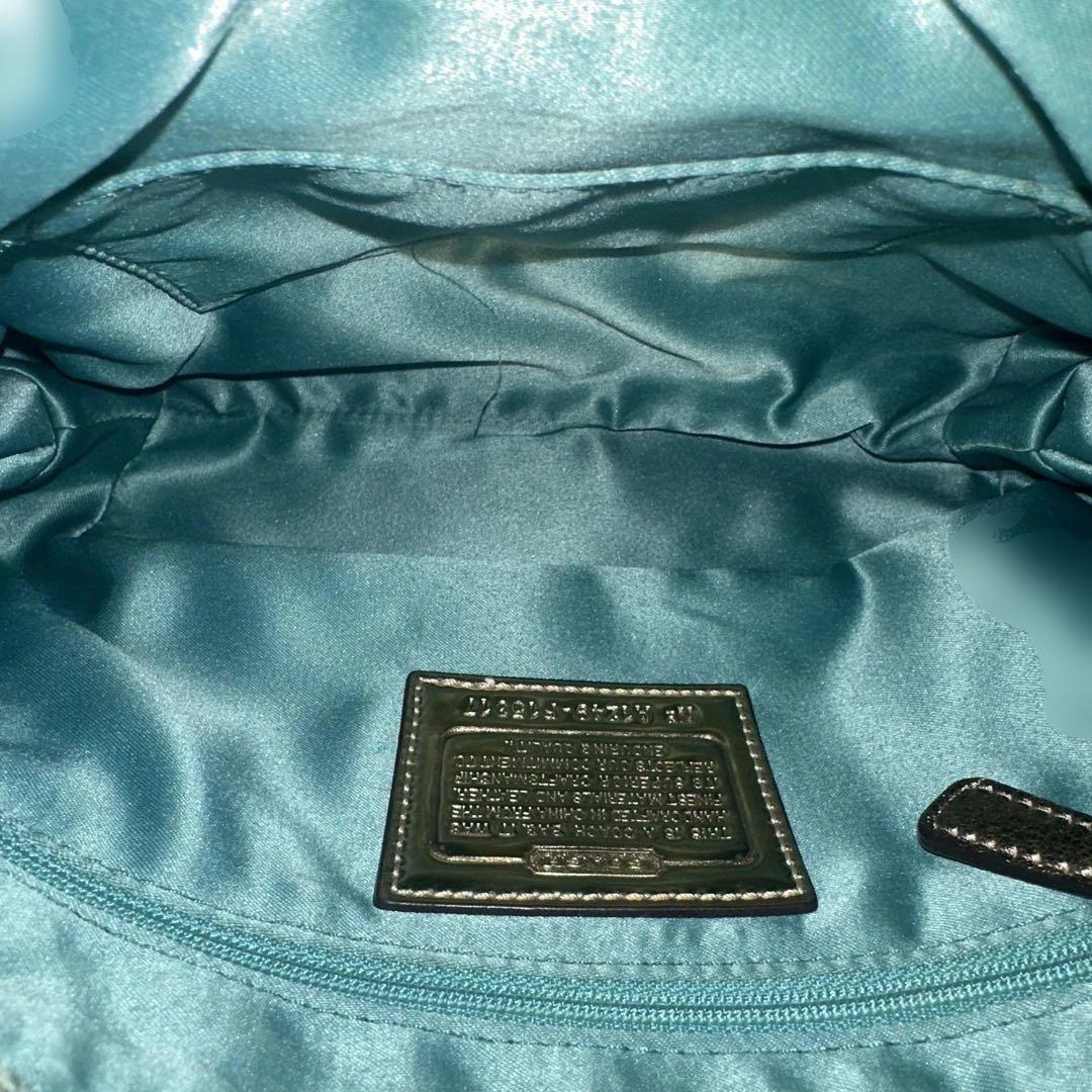 COACHポピー シグネチャー 2way ショルダーバッグ　ソーホー y2k