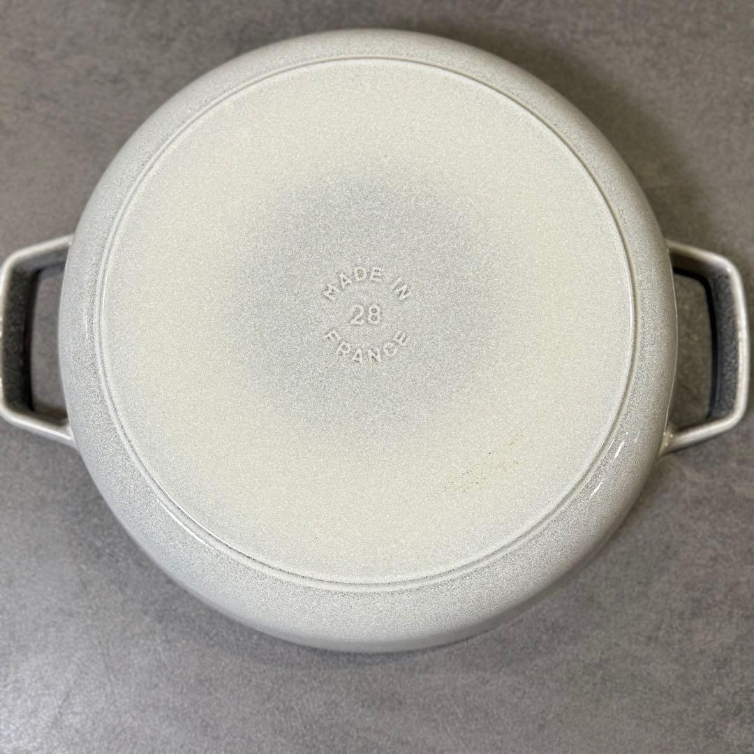 STAUB 28cm ブレイザーソテーパン グラファイトグレー ストウブ