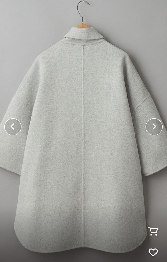 未使用　Ronel by coen ウールコート　リバーコート