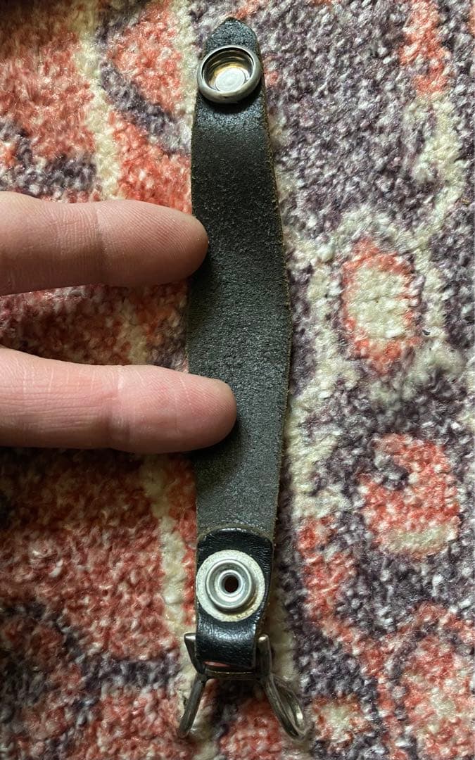 クロムハーツ Wベルトループ スターボタン ブラック 廃盤品　初期