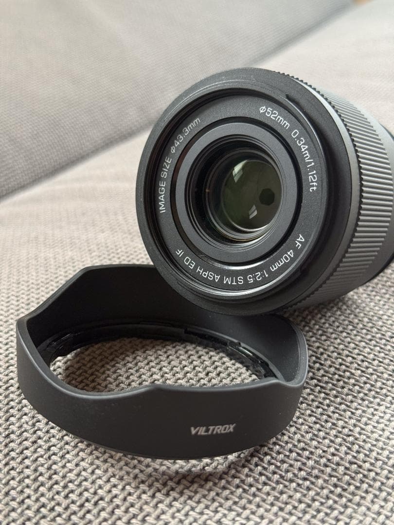 【VILTROX AF 40mm F2.5 FE】ソニーEマウント用