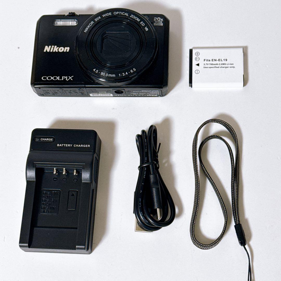 【動作品】 Nikon コンパクトデジタルカメラ COOLPIX S7000