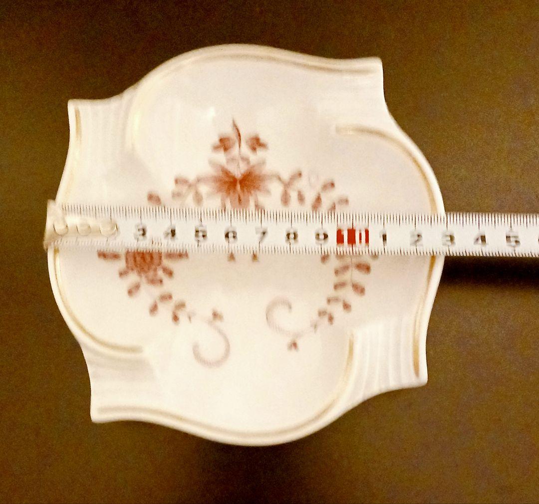 MEISSEN マイセン ホワイトXピンク 白 花柄 小物入れ ヴィンテージ