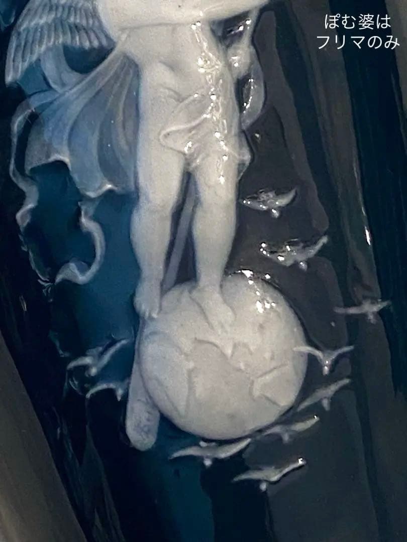 【古ミントン】パテ・シュール・パテ／A.Birks／金彩 花瓶 ベース 置物