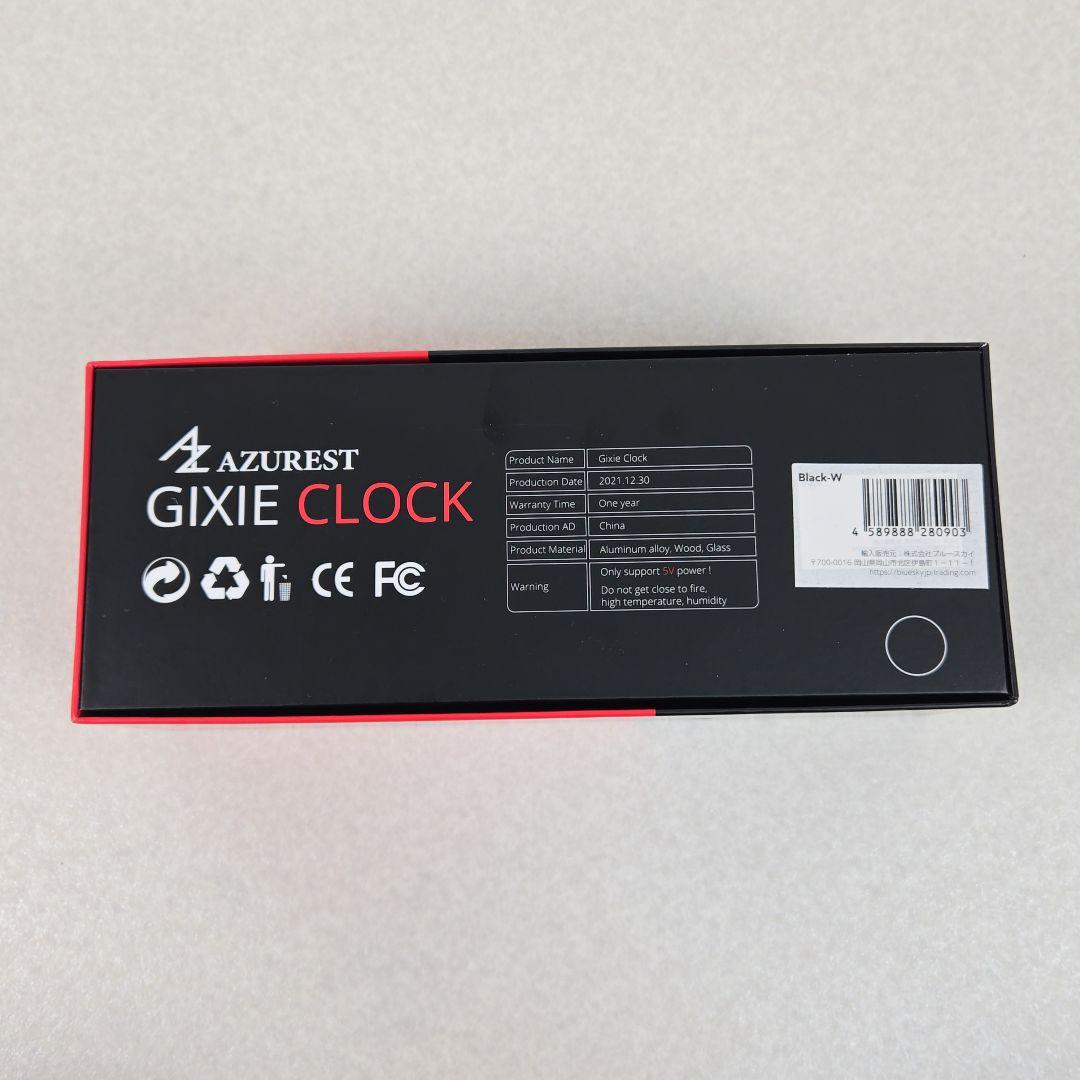 【美品】Gixie Clock Wi-Fi ニキシー管風 LED 置き時計