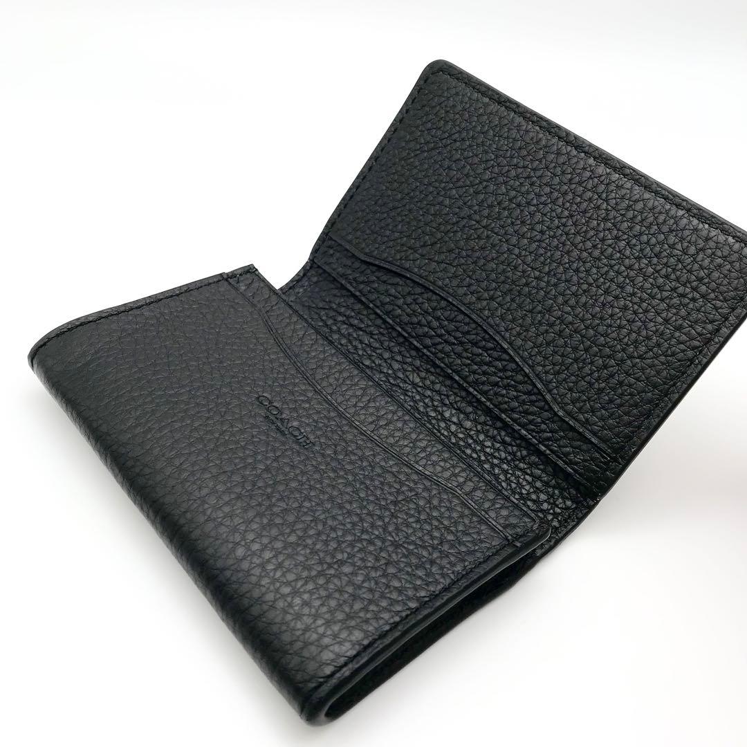 COACH 大人気！！ ビジネス カードケース ブラック 名刺入れ 新品