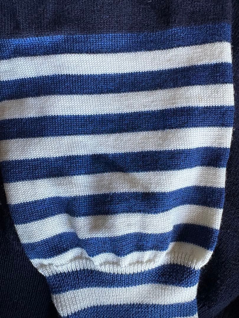 COMME des GARCONS SHIRT 袖ストライプセーター