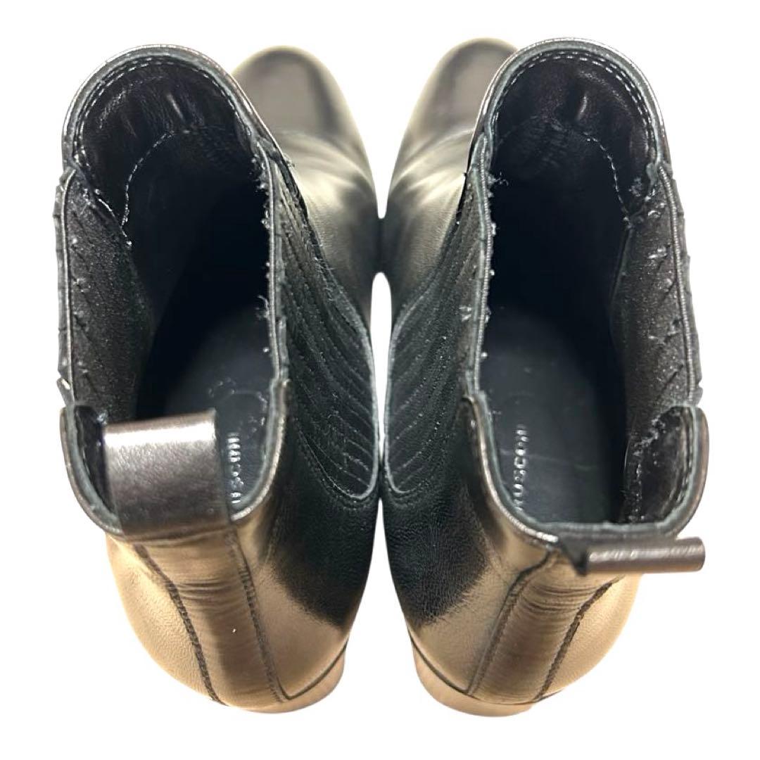 【極美品】FABIO RUSCONI ショートブーツ　サイドゴア