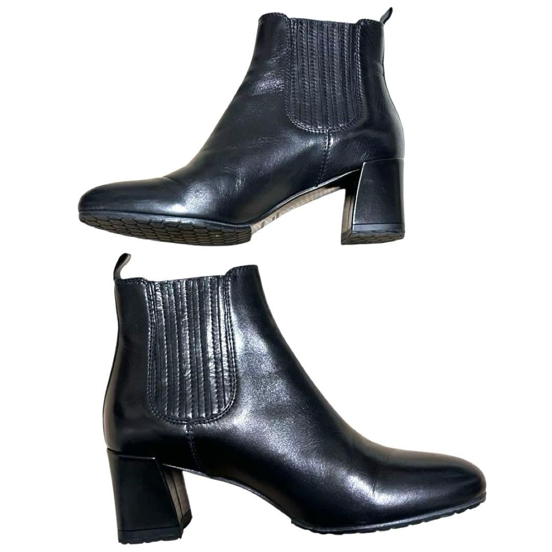 【極美品】FABIO RUSCONI ショートブーツ　サイドゴア