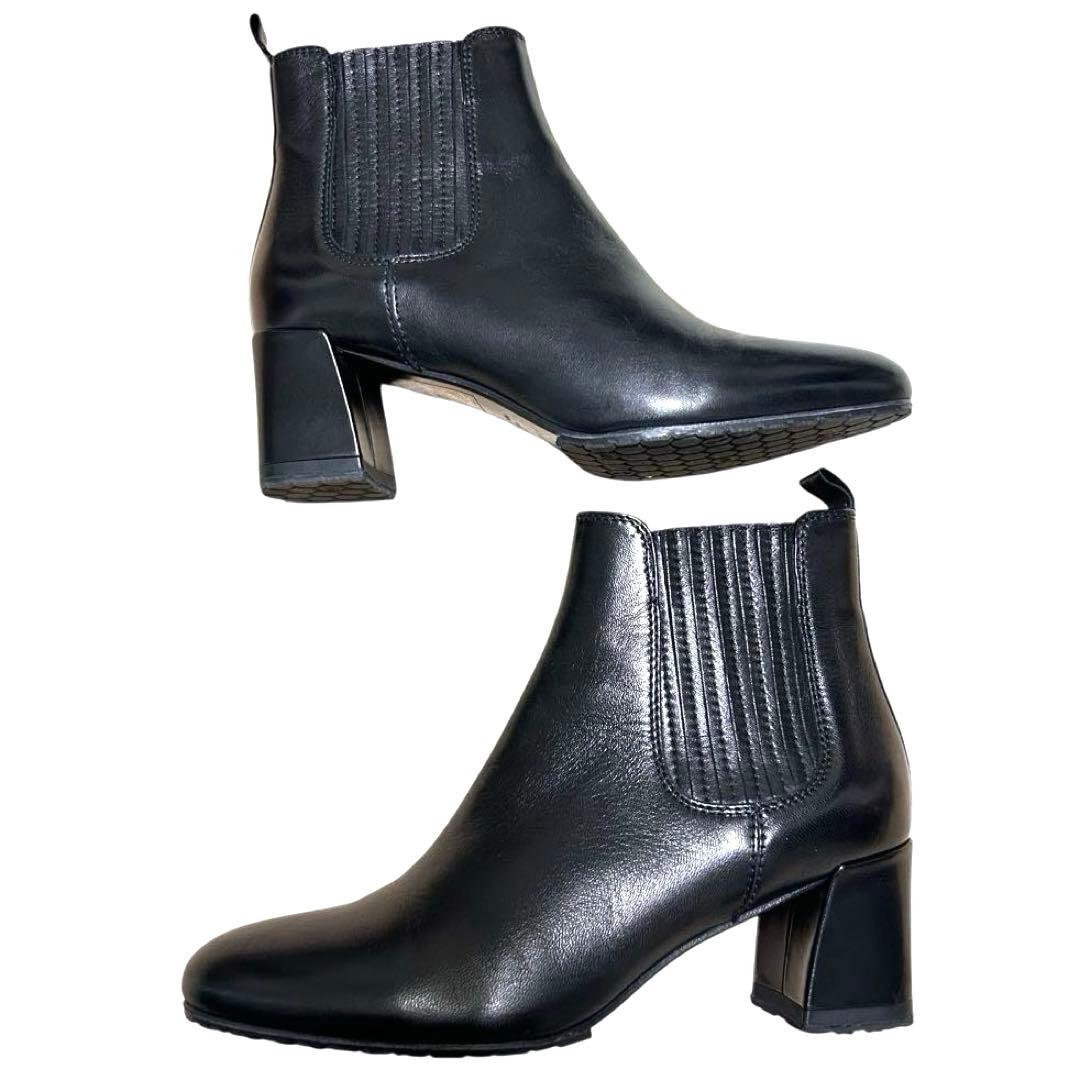 【極美品】FABIO RUSCONI ショートブーツ　サイドゴア