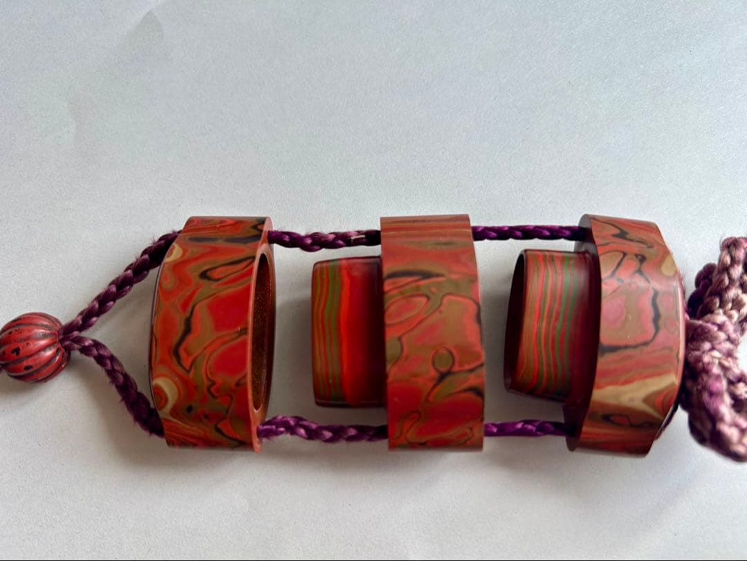 光悦在銘　堆漆印籠　堆朱　湯浅豊太郎