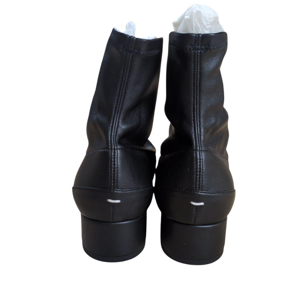 【新品】メゾン マルジェラ レザー 足袋ブーツ ブラック 37