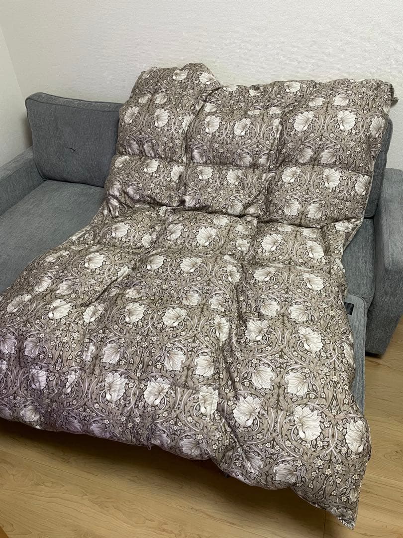 ロマンス小杉　ロマンスナイト 真綿入り羽毛掛け布団 シングルロングサイズ