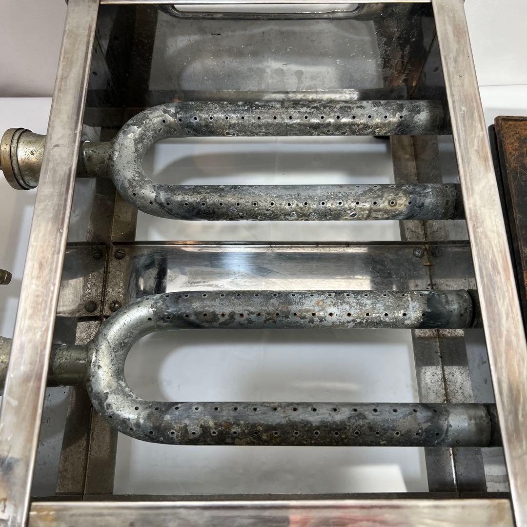 業務用 たこ焼き器 天然ガス用 2連 鉄板