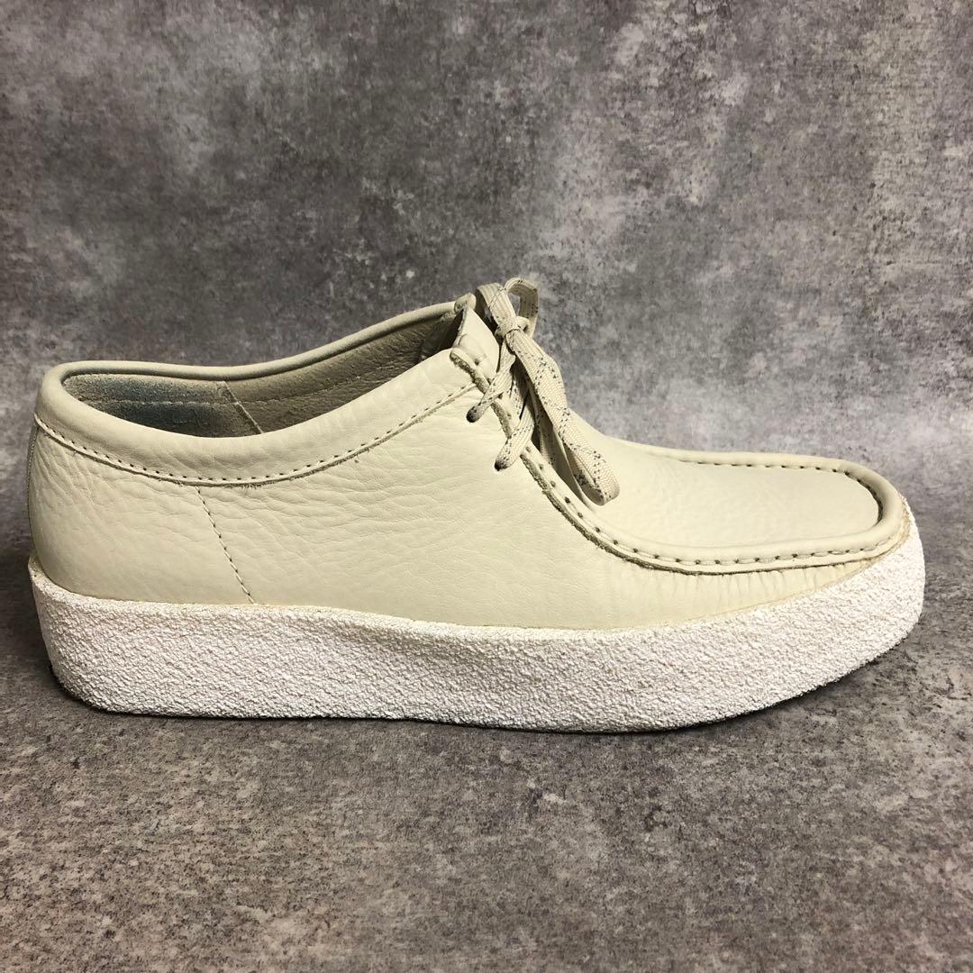 ■ Clarks クラークス ワラビー ホワイト 白 Wallabee Cup