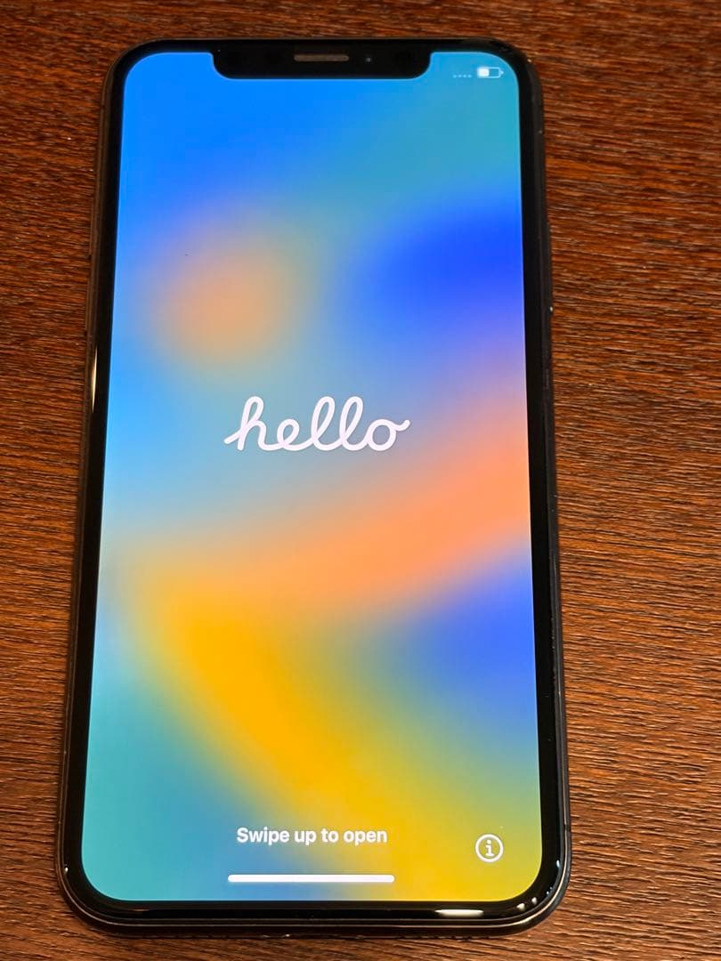 Apple iPhone X スペースグレー 本体 中古美品