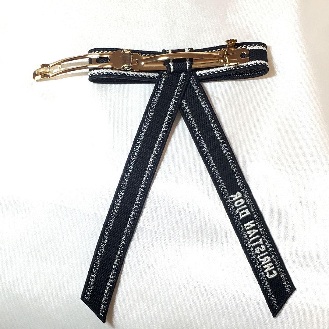 【本日限定セール❕極美品☆鑑定済】ディオール ツイストリボンバレッタ h28