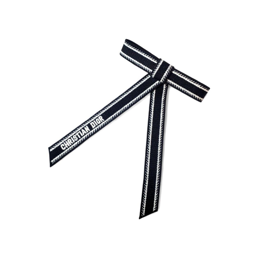 【本日限定セール❕極美品☆鑑定済】ディオール ツイストリボンバレッタ h28