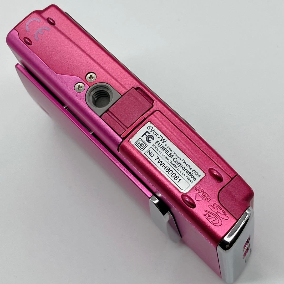 【作例写真有り】動作確認済み！稼動品 FinePix Z10fd PINKピンク