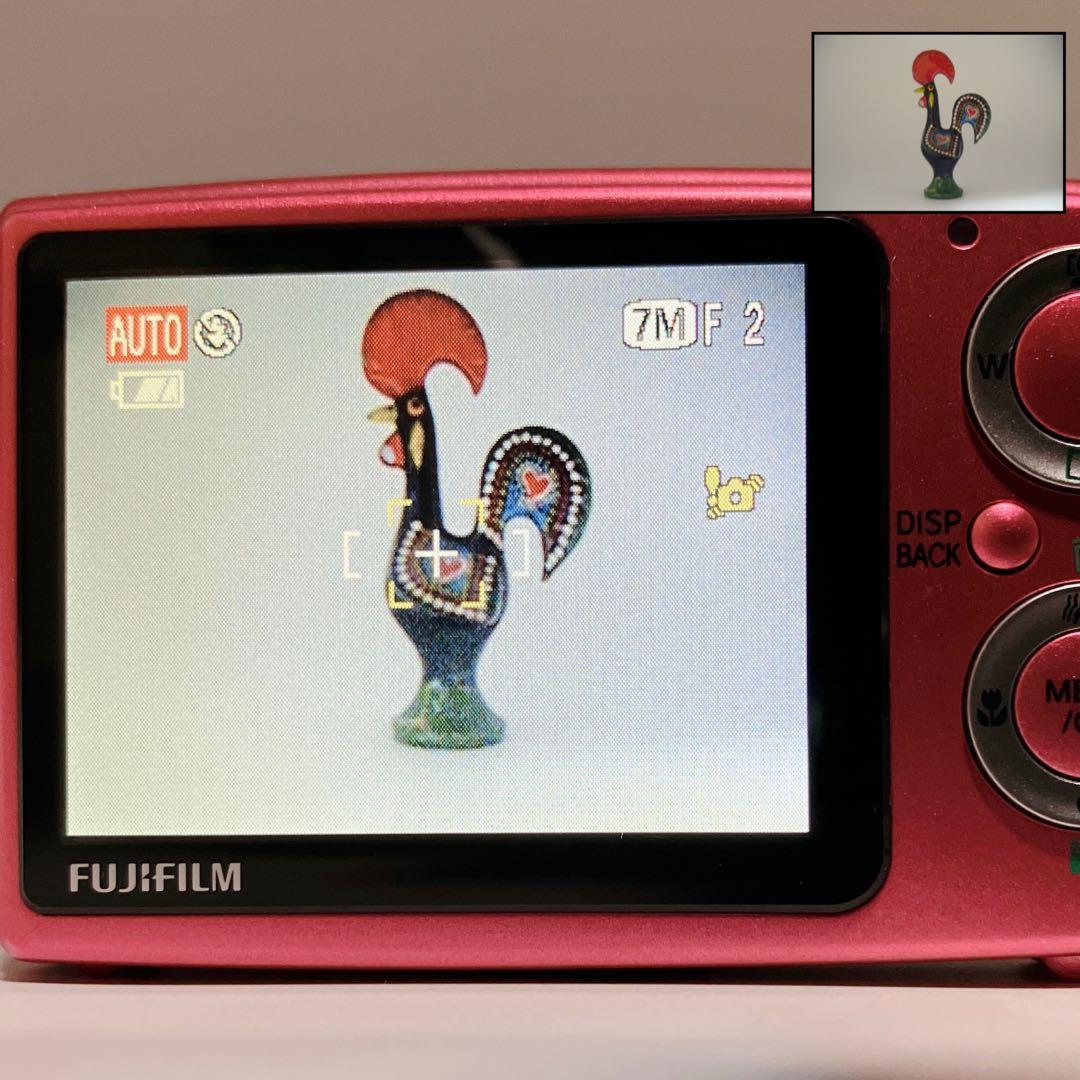 【作例写真有り】動作確認済み！稼動品 FinePix Z10fd PINKピンク