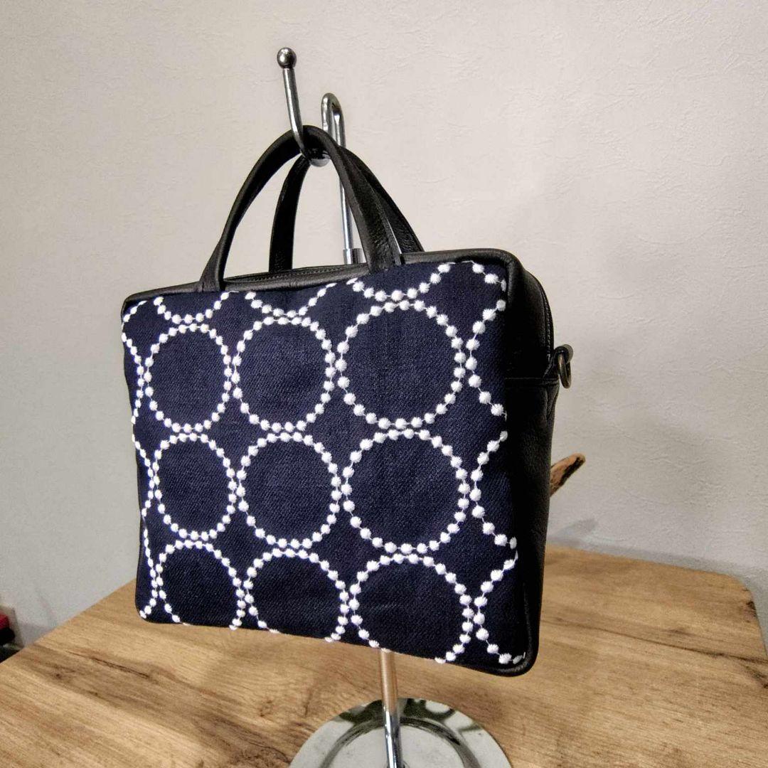 m*a様 ミナペルホネン/2025tambourineタンバリンネイビー×白/ス