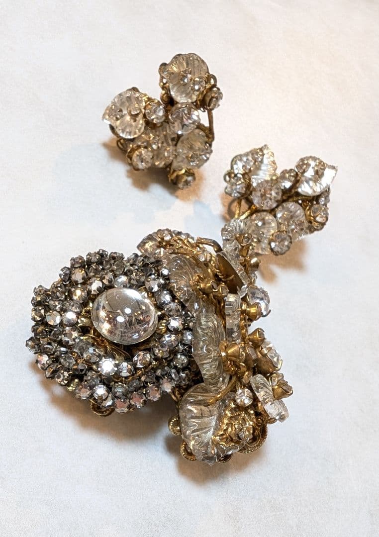 No.0333　ミリアムハスケル　クリアカラー　ブローチセット