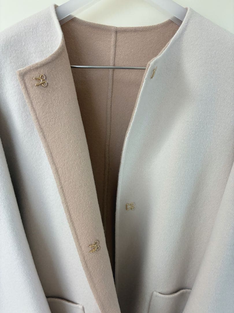 人気品 正規品 UNITED ARROWS バイカラーリバーミドルコート 36