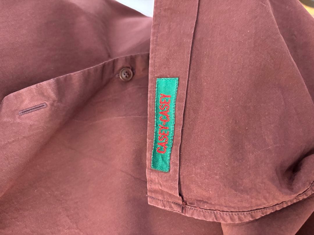 Sale CASEY CASEY バーガンディ 長袖シャツ XS