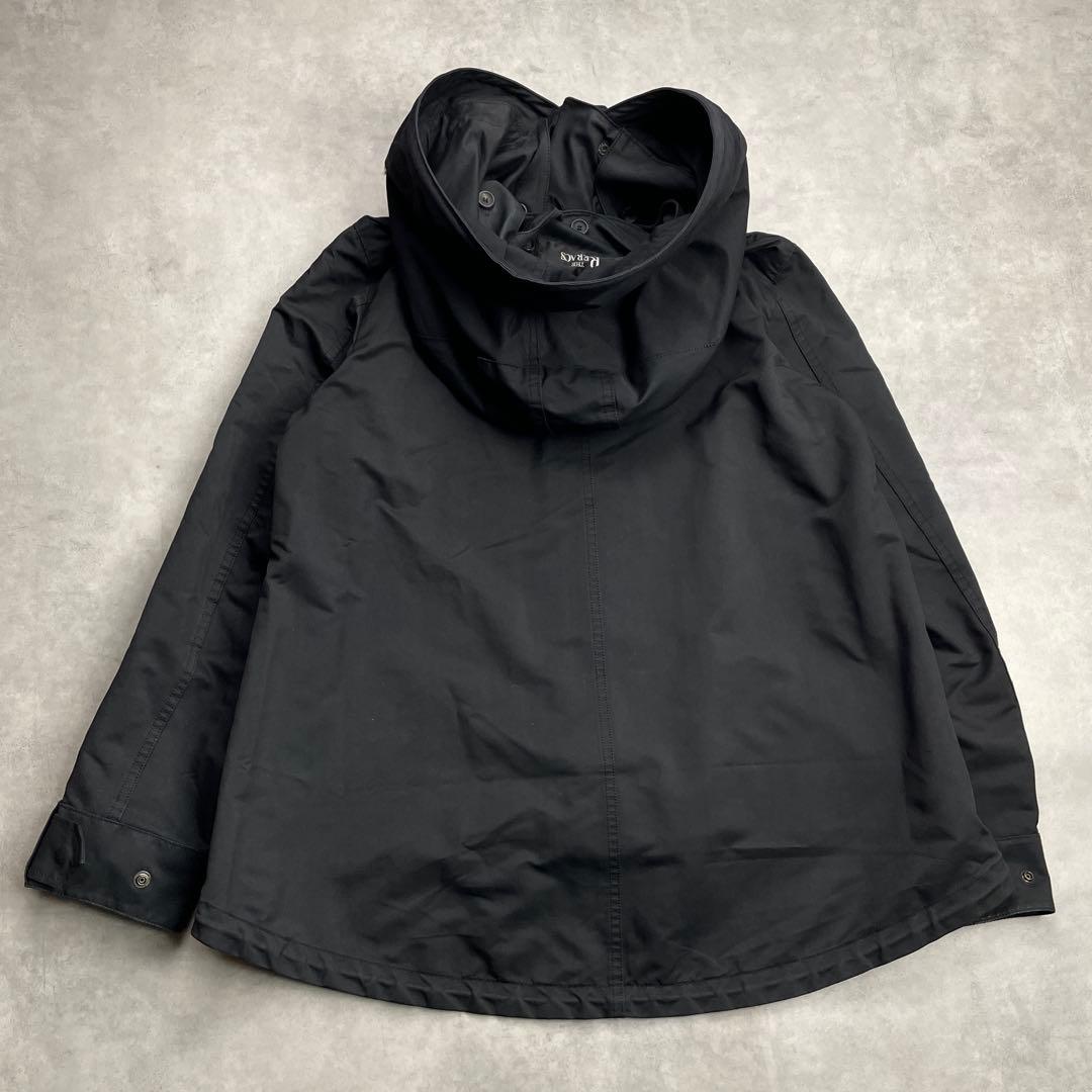 美品　THE RERACS ザリラクス　ショートモッズコート ブラック 　38