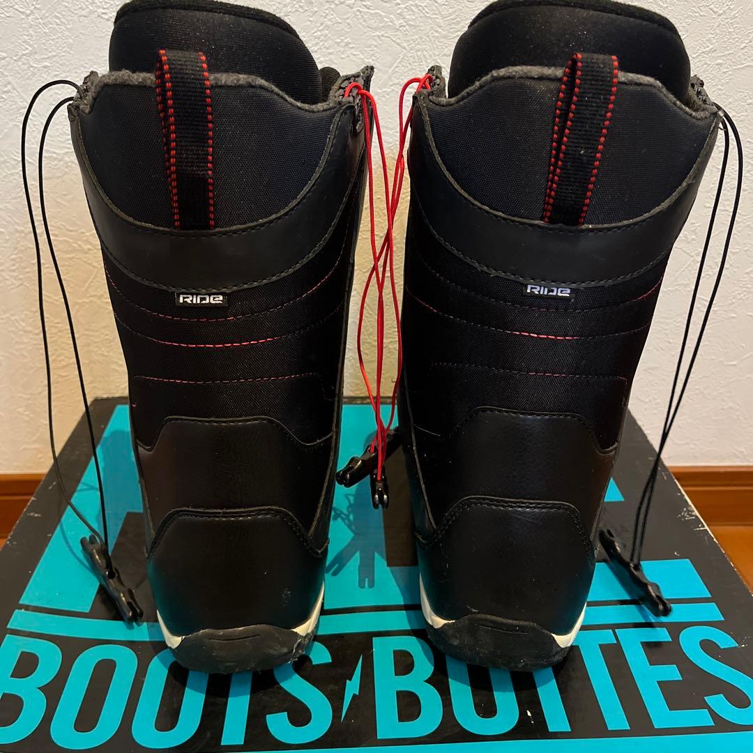 RIDE スノーボードブーツ ブラック/レッド 27.5㎝