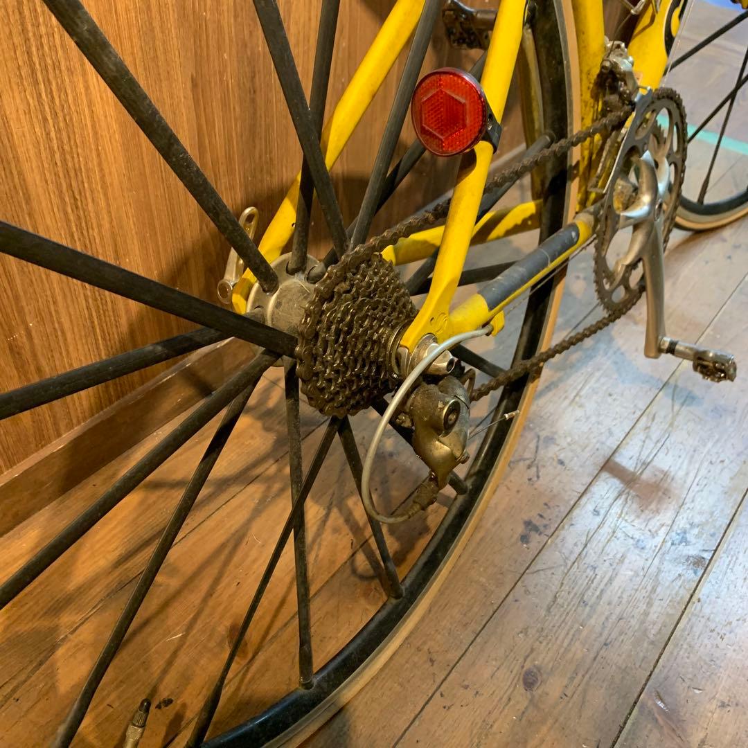 GIANT TCR-1 2000 ロードバイク イエロー 2×9ギア Sサイズ